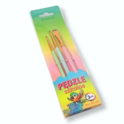 Pędzle szkolne 3szt - Penword