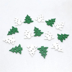 Choinki samoprzylepne z drewna 16szt - Dalprint dpCraft