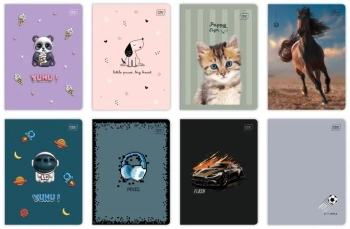 Zeszyt A5/16K 3kol linia 70g UV mix (20szt) - INTERDRUK