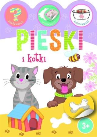 Pieski i kotki. Zgadywanki, wyklejanki.. - Ewa Gorzkowska-Parnas