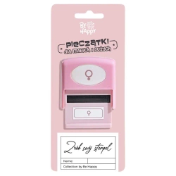 Pieczątka z napisem - Znak żeński - Be-Happy Gifts