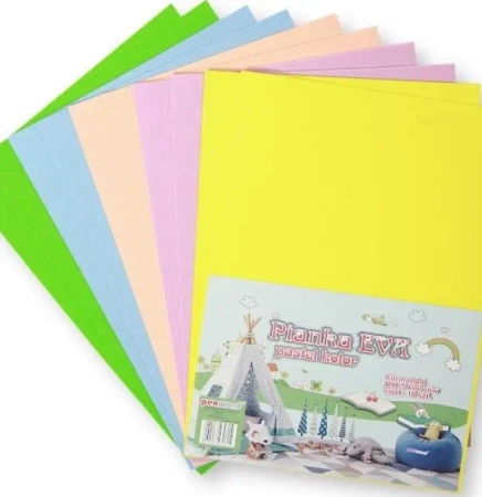 Pianka pastel brokat 20x30 10szt - Penword