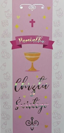 Karnet Chrzest dziewczynka - YEKU