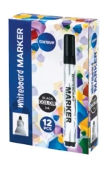 Marker tablicowy czarny 80531 (12szt) - Centrum