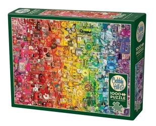 Puzzle 1000 Wszystkie kolory tęczy 112213 - Cobble Hill