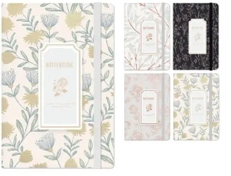 Notatnik A5/96K kratka na gumkę MIX - Cervantes