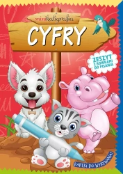 Minikaligrafia. Cyfry. Zeszyt z rowkami do pisania - praca zbiorowa