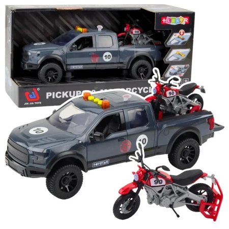 Pickup z motorem światłem i dźwiękiem 1:12 - Leantoys