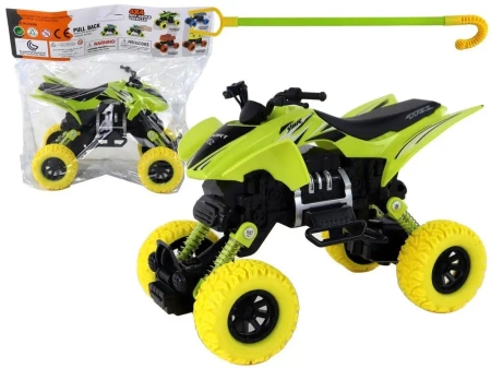 Terenówka pchacz quad XC żółty - Leantoys