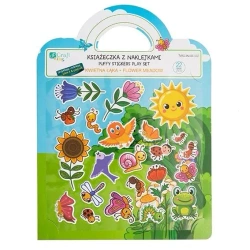 Książeczka z naklejkami - Kwietna łąka - Dalprint dpCraft