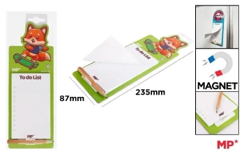 Notes magnetyczny na lodówkę z ołówkiem - MP Main Paper