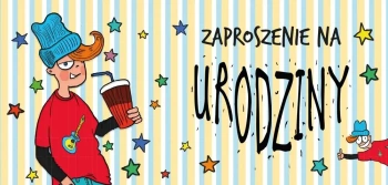 Zaproszenie Urodziny - Chłopak (5szt) - Henry