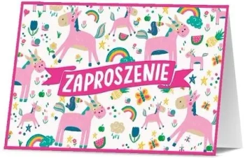 Zaproszenie Urodziny (10szt) - Pan Dragon