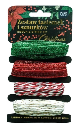 Zestaw tasiemek i sznurków Christmas BN - INTERDRUK