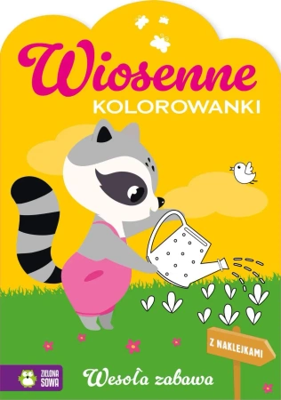 Wiosenne kolorowanki. Wesoła zabawa - Opracowanie zbiorowe