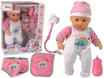 Lalka Bobas + dźwięk + akcesoria - Leantoys