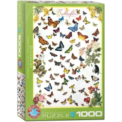 Puzzle 1000 Butterflies 6000-0077 - Eurographics