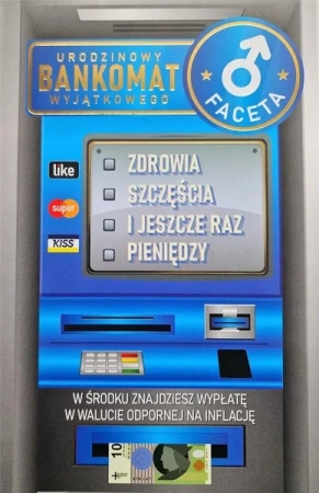 Karnet Urodziny męskie - YEKU