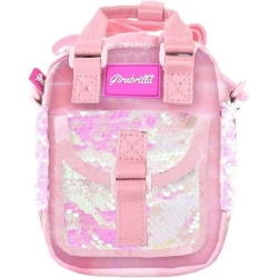 Torebka na ramię puffer jasny róż - Nice Group