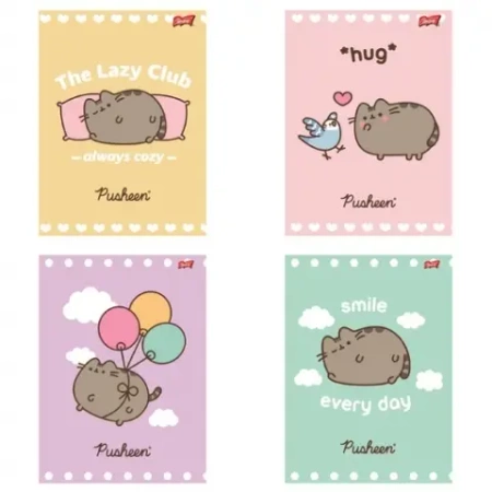 Zeszyt A5/32K linia laminowany Pusheen (15szt) - UNIPAP