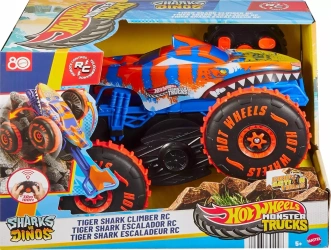 HOT WHEELS MONSTER TRUCK RC TIGER SHARK Wspinacz 1:15 auto sterowane pilot