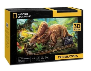 Puzzle 3D National Geographic Triceratops - Cubic Fun