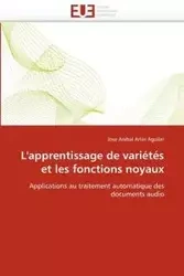 L'apprentissage de variétés et les fonctions noyaux - ARIAS AGUILAR-J