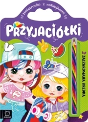 Malowanka z naklejkami Przyjaciółki - Anna Podgórska