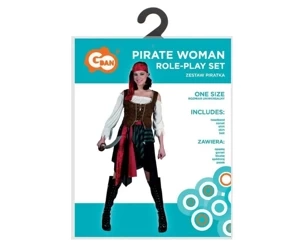 Strój dla dorosłych Piratka rozm. uniwersalny - Godan