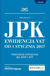 eBook Jednolity Plik Kontrolny. Ewidencja VAT od 1 stycznia 2017 - Joanna Dmowska