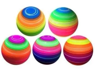 Piłka PVC 230MM - Tęcza mix - Artyk