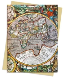 Karnet B6 Antyczna mapa Świata Pieter van den Keer - Praca zbiorowa