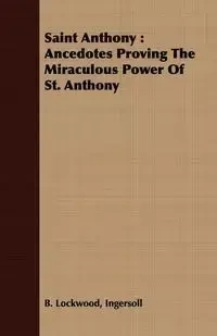 Saint Anthony - Lockwood Ingersoll B.