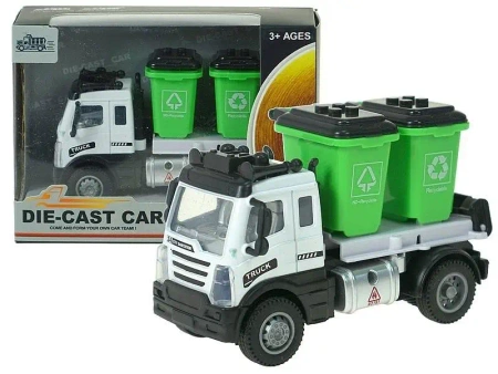 Śmieciarka metalowa 1:64 - ADAR