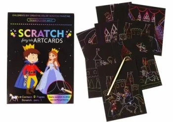 Zdrapywanka kolorowanka Królestwo - Leantoys