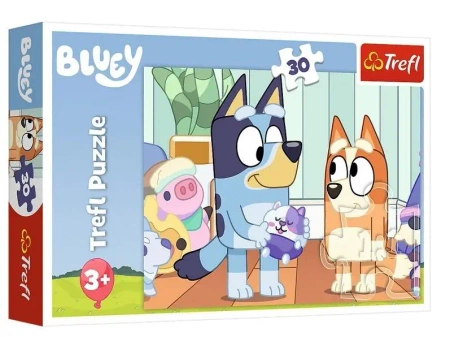 Puzzle 30 Z Bluey zawsze jest wesołoTREFL - Trefl