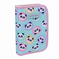 Piórnik pojedyn z wyp Astrabag Minty Pandas AC11 - ASTRA papiernicze