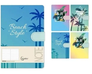 Notatnik A5 linia 144 strony na magnes MIX - Cervantes