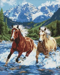 Diamentowa mozaika - Siła w ruchu 40x50cm - Ideyka