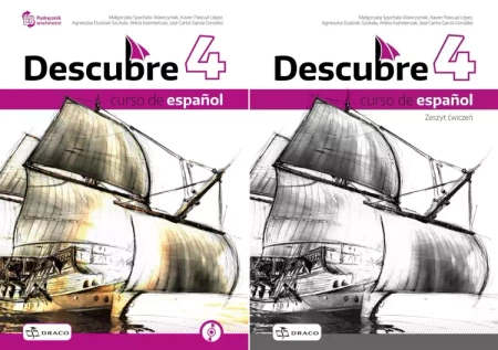 Descubre 4 Hiszpański Podręcznik CD Zeszyt ćwiczeń