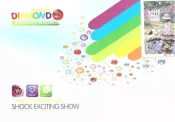 Diamentowa mozaika - Ogród 20x30cm - Fandy