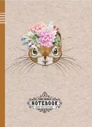 Notatnik ozdobny 145x197/64K kratka TW Wiewiórka - Fresh