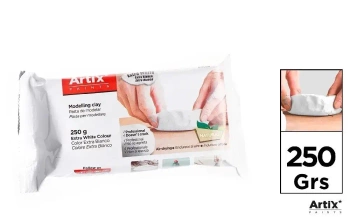 Glina naturalna utwardzalna 250g biała - Artix