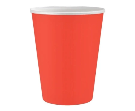 Kubeczki papierowe czerwone 250ml 6szt - Godan