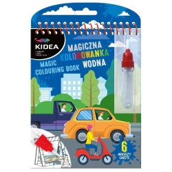 Magiczna wielorazowa kolorowanka wodna O Pojazdy