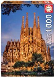 Puzzle 1000 Sagrada Familia Barcelona Hiszpania 109613 - Educa