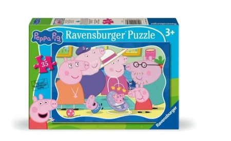 Puzzle dla dzieci 2D: Siostrzyczka Peppy 35el - Ravensburger