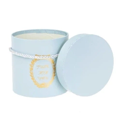 Pudełko Flower Box niebieski ROZETTE