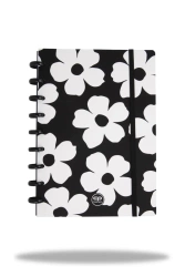 Kołobrulion B5 Flores Jasmine z gumką 100 kartek - PATIO