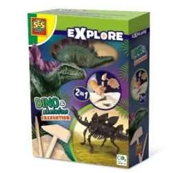 Explore Skamielina 2w1 Stegozaur - SES